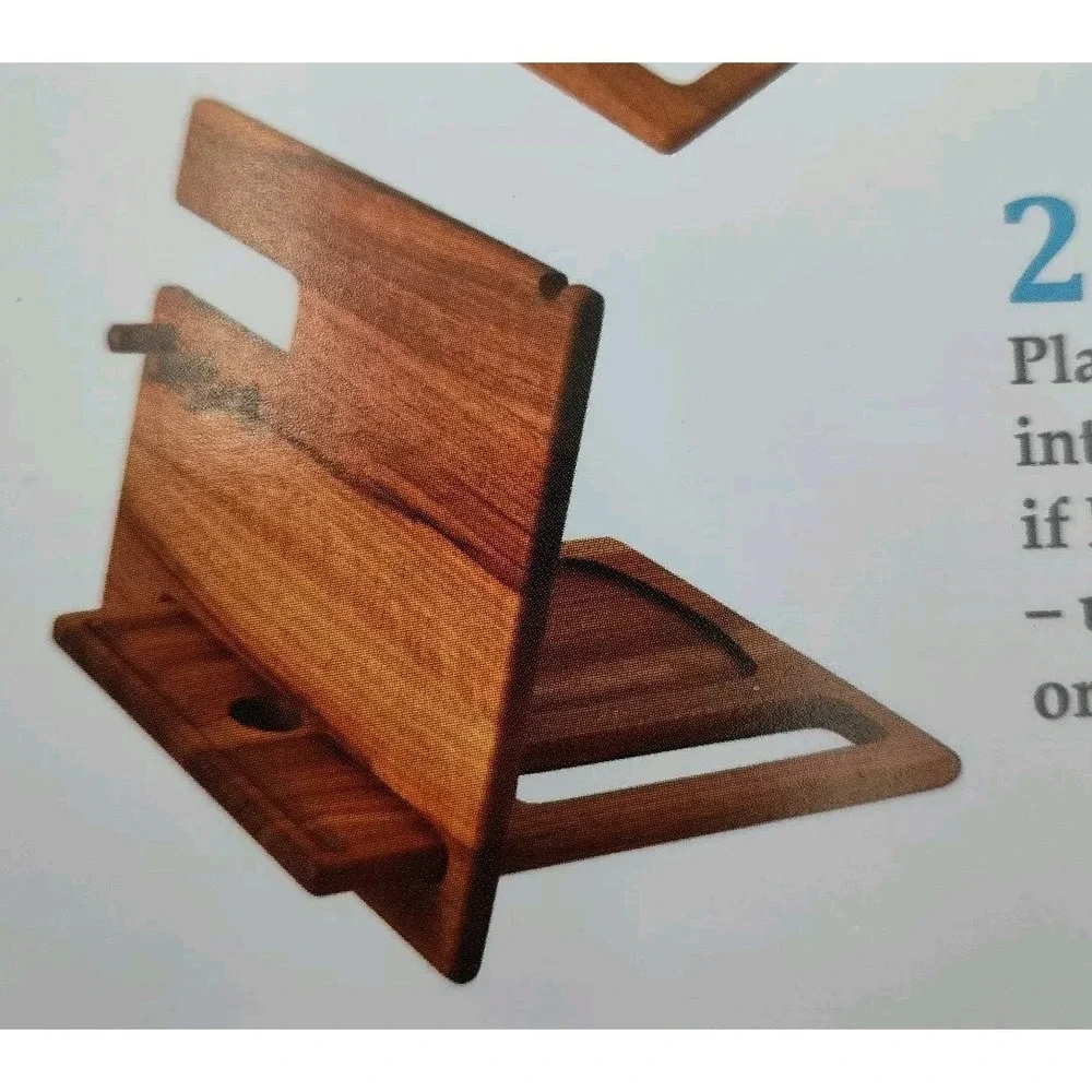 TESLYAR Wood Holder Organizer Phone Key Wallet Watch Glasses SEE B3.24AM2072